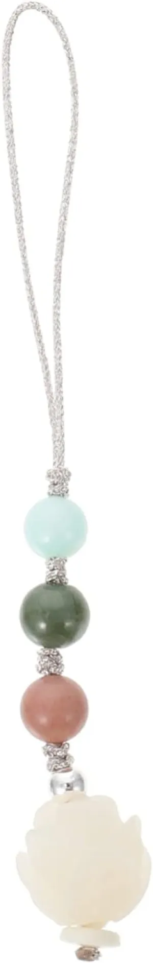 White Jade Decorative Charm Unique Phone Hanging Decor Key Chain Pendant Lightweight Durable for Bag Digital Product Decoration Great present Choice