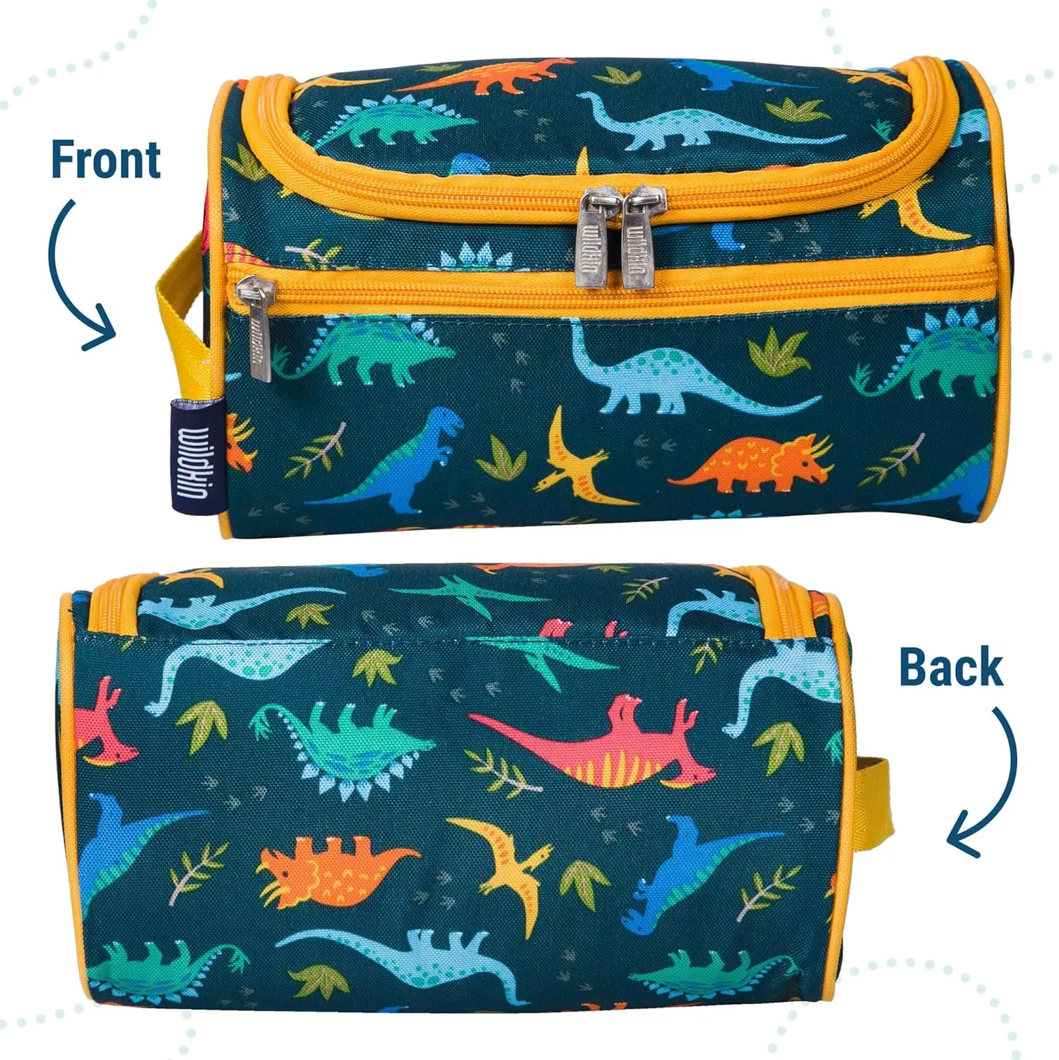 Wildkin Toiletry Bag for Boys and Girls, Ideal for School, Weekend, or Overnight Travel
