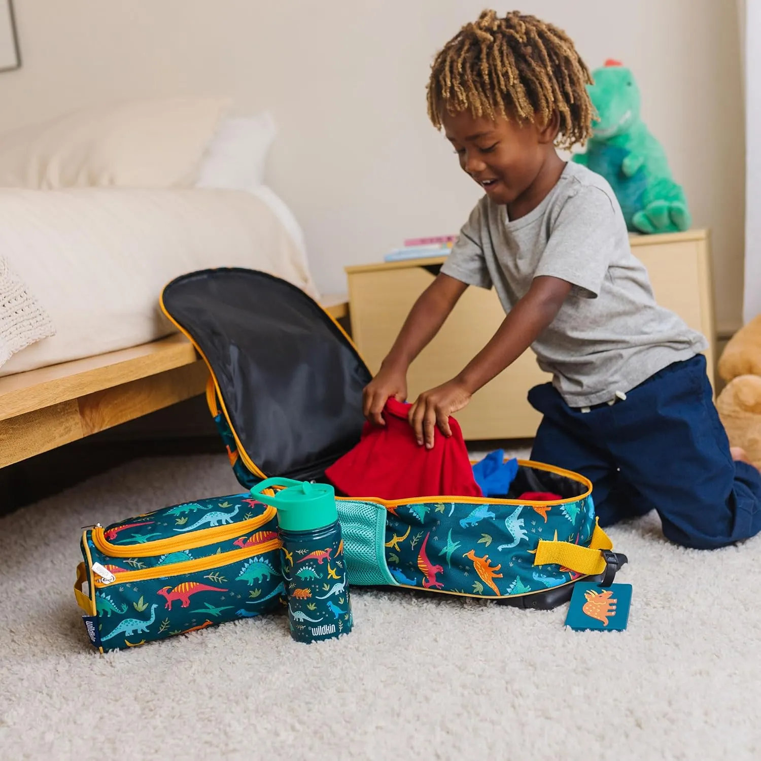 Wildkin Toiletry Bag for Boys and Girls, Ideal for School, Weekend, or Overnight Travel