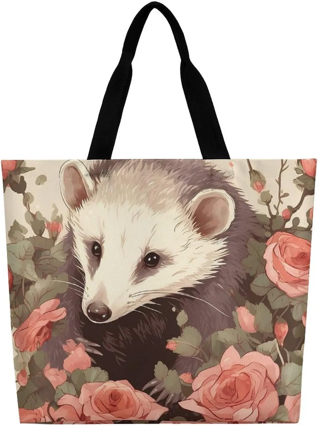 Wildlife Spider Tote Bags, Reusable Grocery Bags, Large Shopping Bag, Shoulder Bag for Women