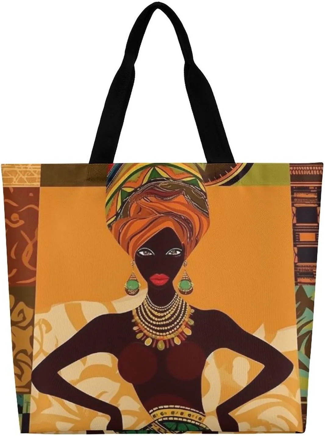 Wildlife Spider Tote Bags, Reusable Grocery Bags, Large Shopping Bag, Shoulder Bag for Women
