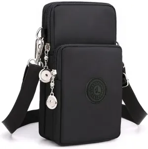 WITERY Waterproof Nylon Cute Crossbody Cell Phone Purse Smartphone Wallet Bag for Women