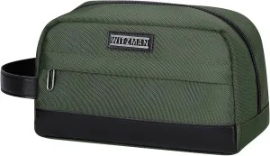 WITZMAN Toiletry Bag for Men Women Lightweight Hanging Travel Bathroom Bag Water-Resistant Shaving Dopp Kit for Men Cosmetic Bag（B692 Army Green）