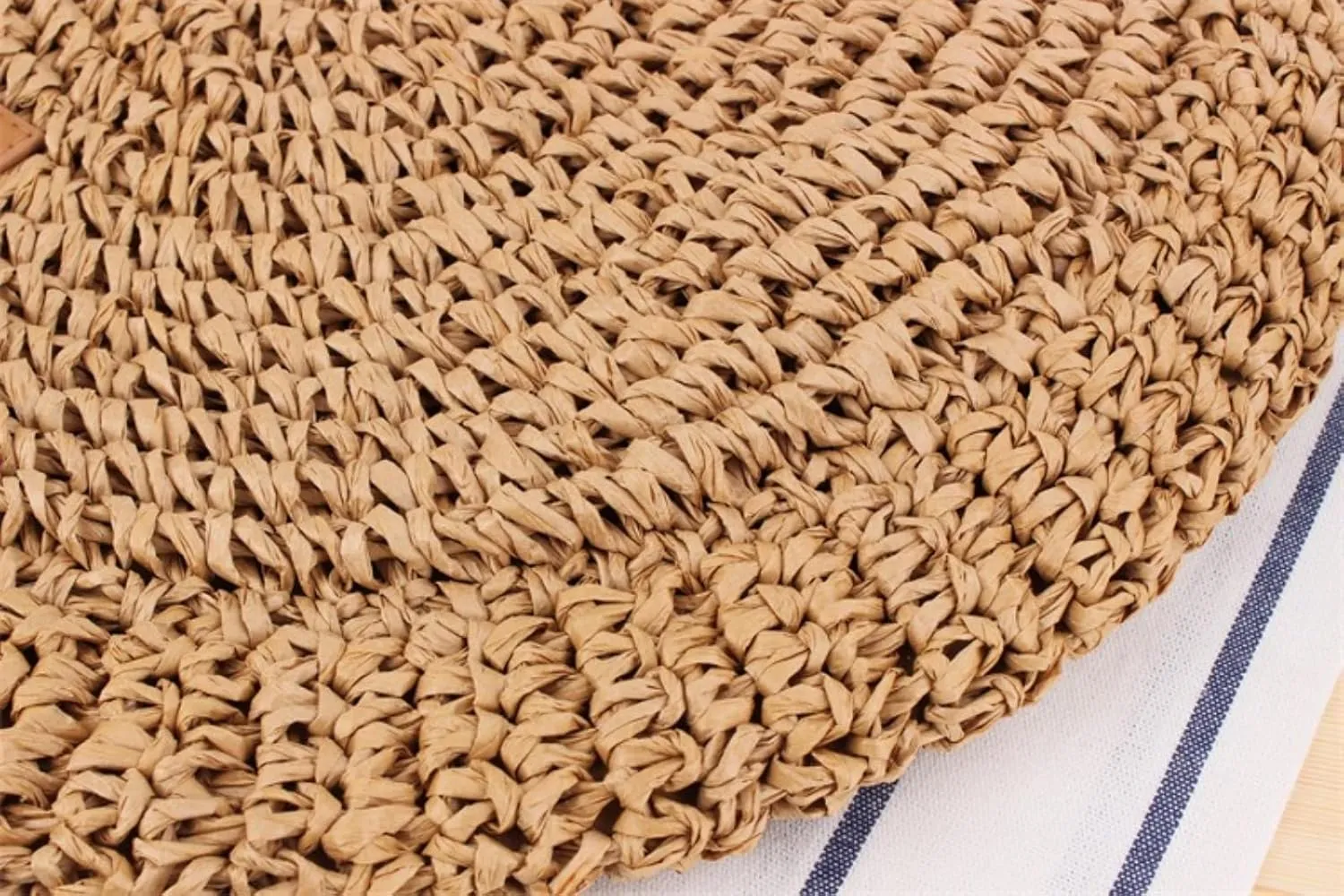 Women Straw Beach Bag Vacation Summer Large Foldable Tote Bags Woven Shoulder Purse Handbag Beach Gifts