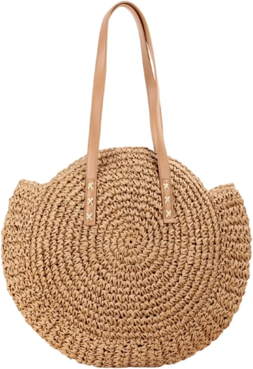 Women Straw Beach Bag Vacation Summer Large Foldable Tote Bags Woven Shoulder Purse Handbag Beach Gifts
