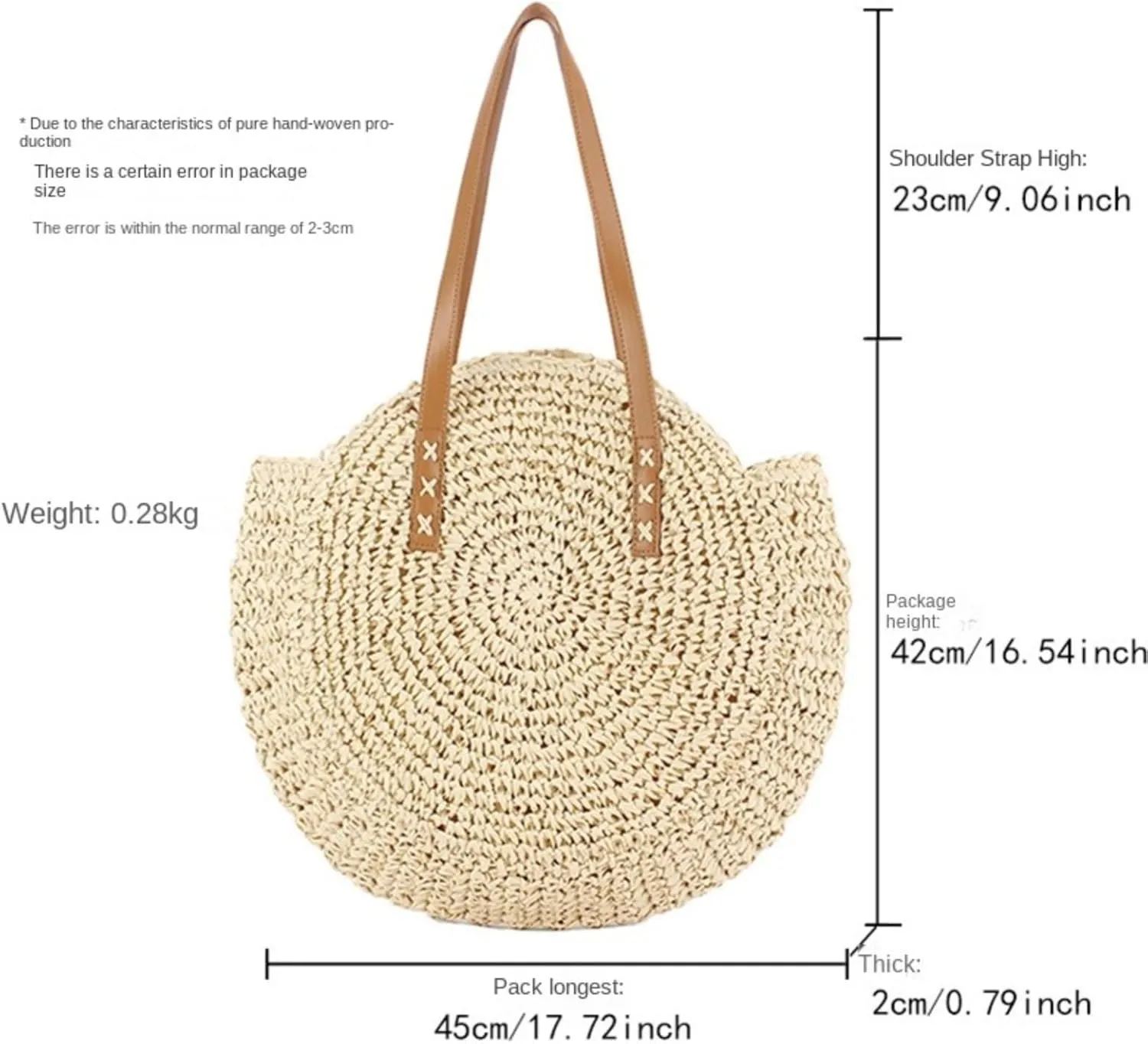 Women Straw Beach Bag Vacation Summer Large Foldable Tote Bags Woven Shoulder Purse Handbag Beach Gifts