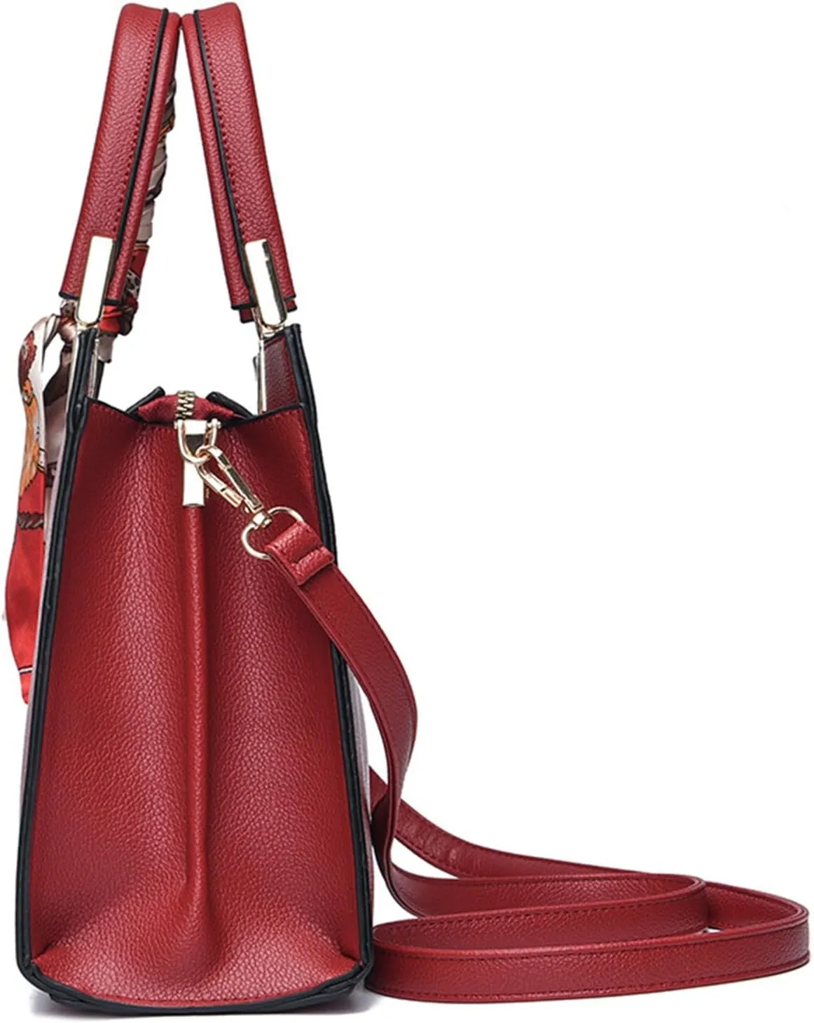 Women's Bag Crossbody Handbag Fashion Handbag Work Purses for Women (Red, One Size)