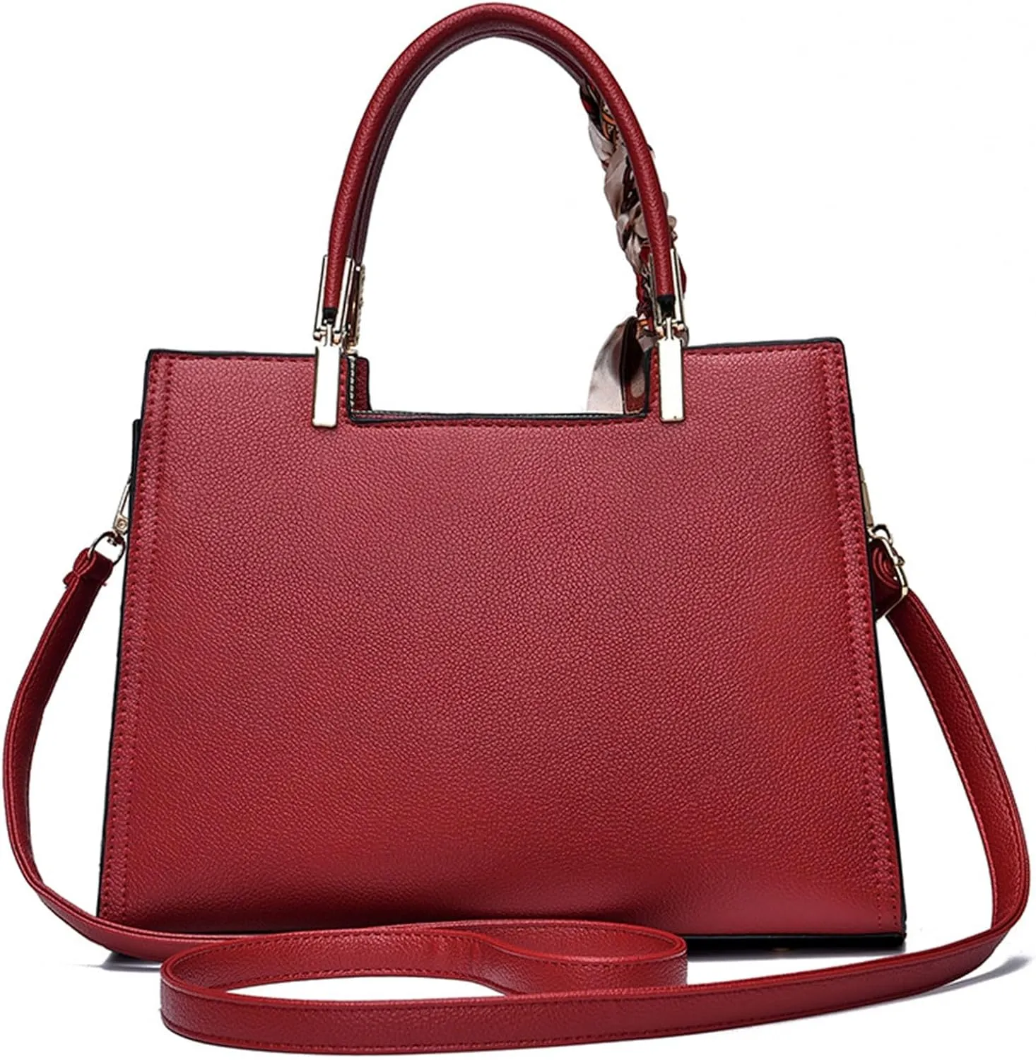 Women's Bag Crossbody Handbag Fashion Handbag Work Purses for Women (Red, One Size)