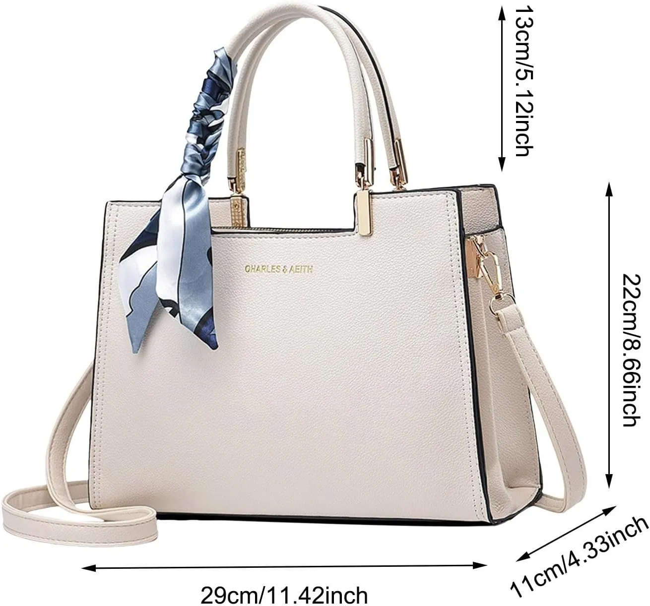 Women's Bag Crossbody Handbag Fashion Handbag Work Purses for Women (Red, One Size)