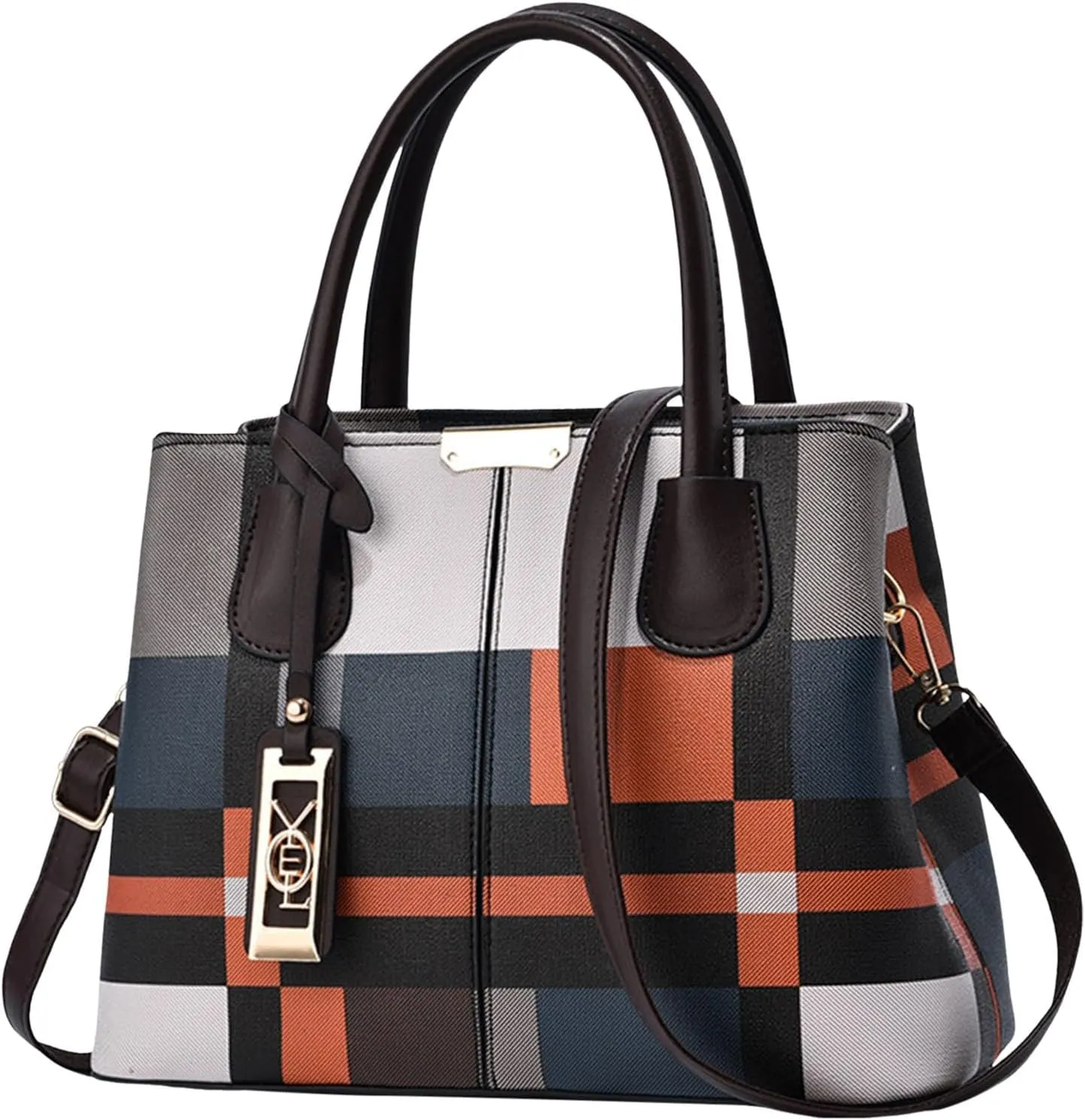 Women's Bag Large Capacity European And Casual Shoulder Bag Crossbody Bag Bag for Women (Coffee, One Size)
