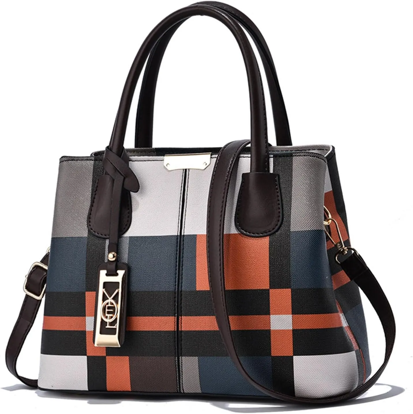 Women's Bag Large Capacity European And Casual Shoulder Bag Crossbody Bag Bag for Women (Coffee, One Size)