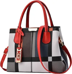 Women's Bag Large Capacity European And Casual Shoulder Bag Crossbody Bag Bag for Women (Red, One Size)