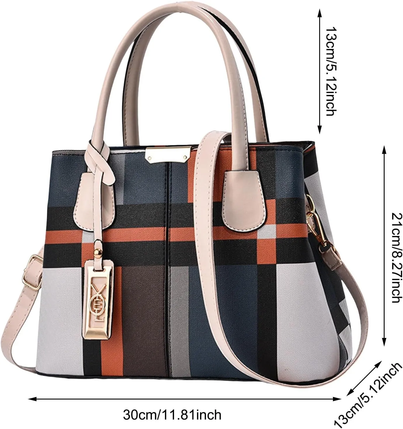 Women's Bag Large Capacity European And Casual Shoulder Bag Crossbody Bag Bag for Women (Red, One Size)