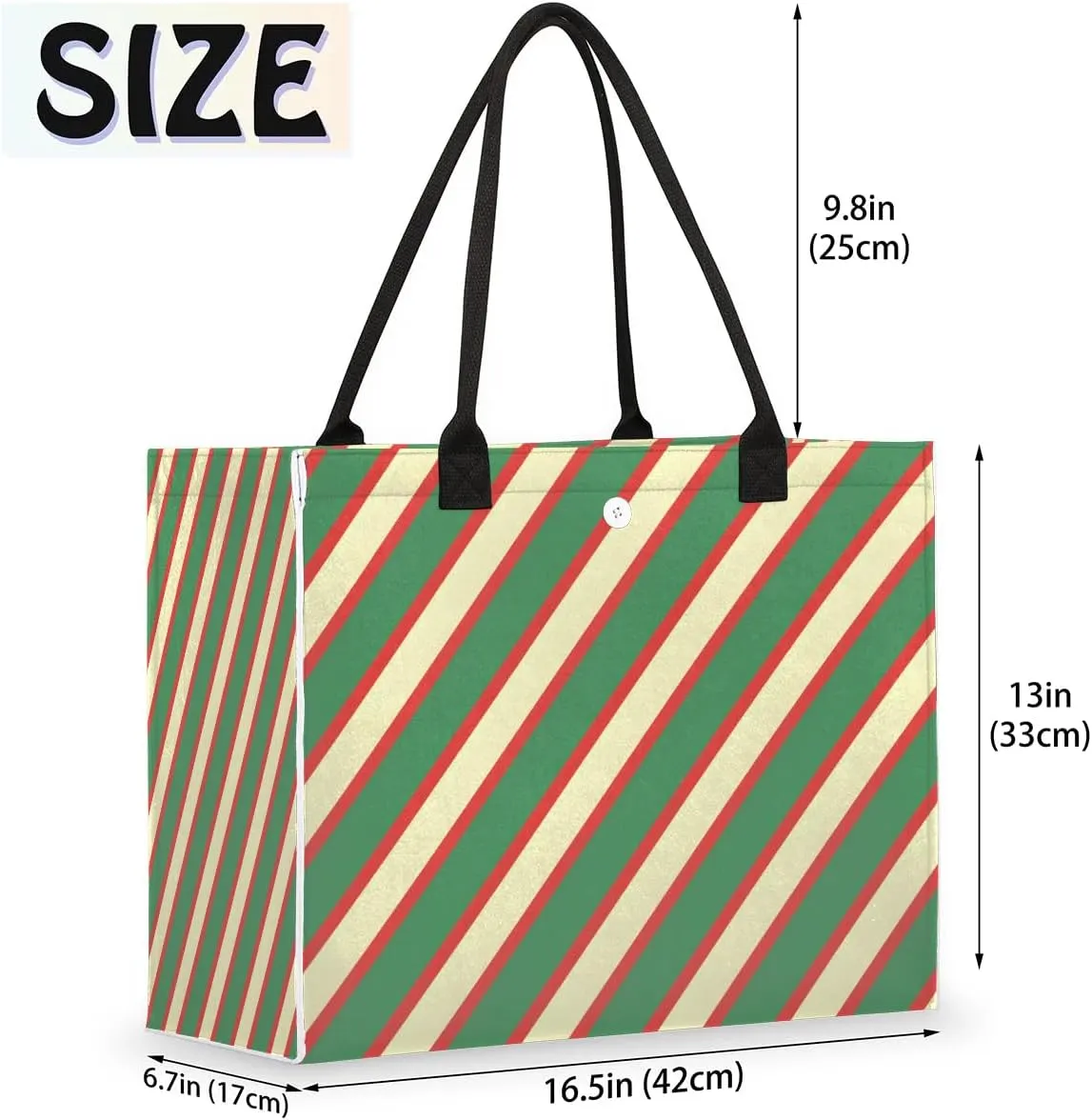 Womens Birthday Gifts Tote Bag Geometric Watercolor Doodle Beach Bags for Women Handbags