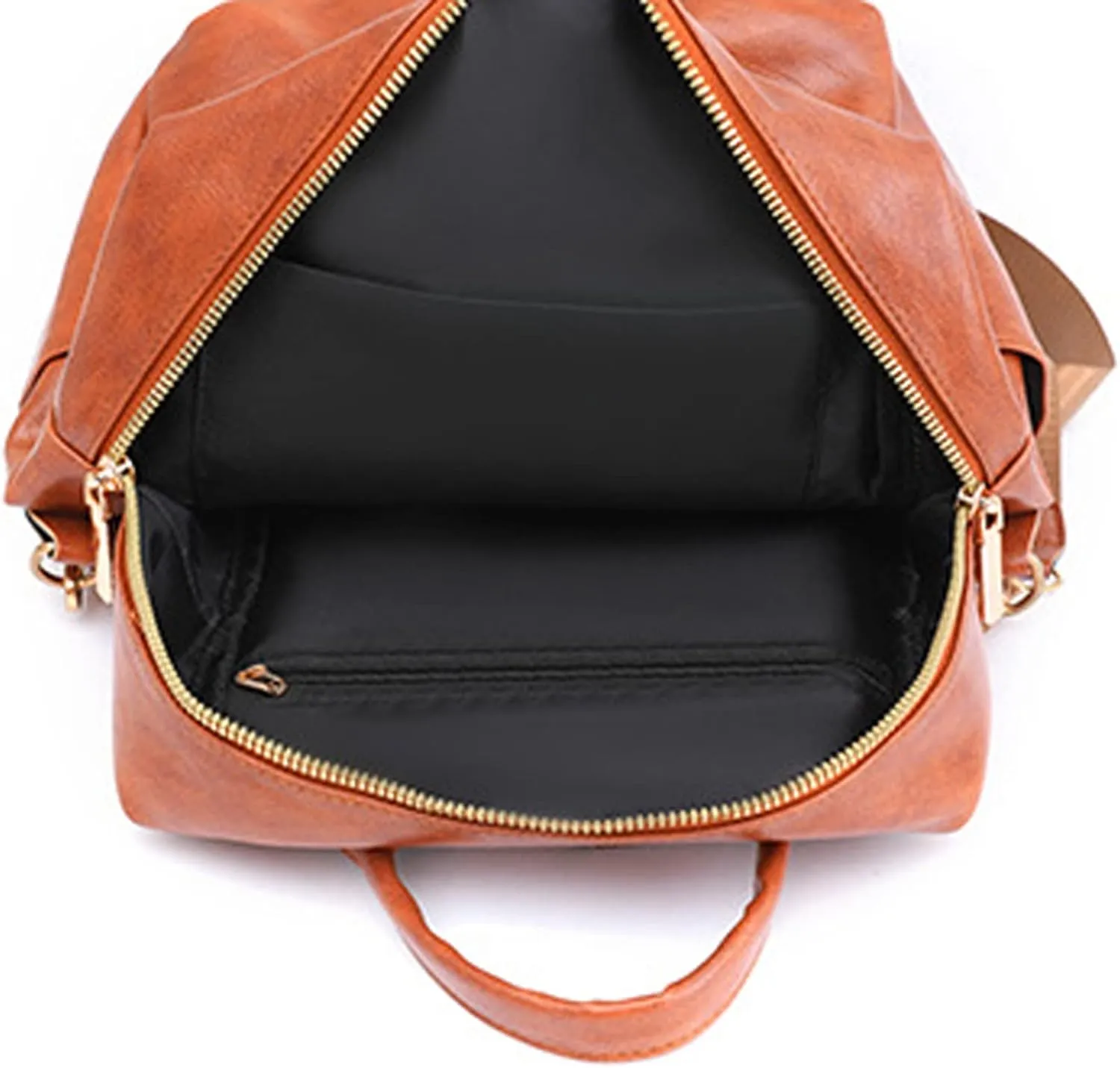 Women's Fashion Casual Backpack Adjustable Shoulder Belt Solid Color Messenger Bags Backpack on Wheels (White, One Size)