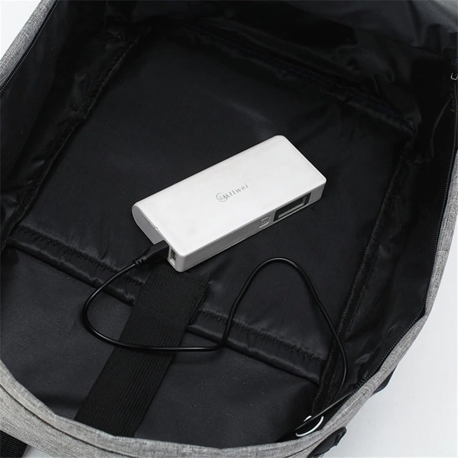 Women's Fashion Casual Shoulder Bag Transparent Practical Large Capacity Zipper Backpacks Womens Crossbody Bag(Black)