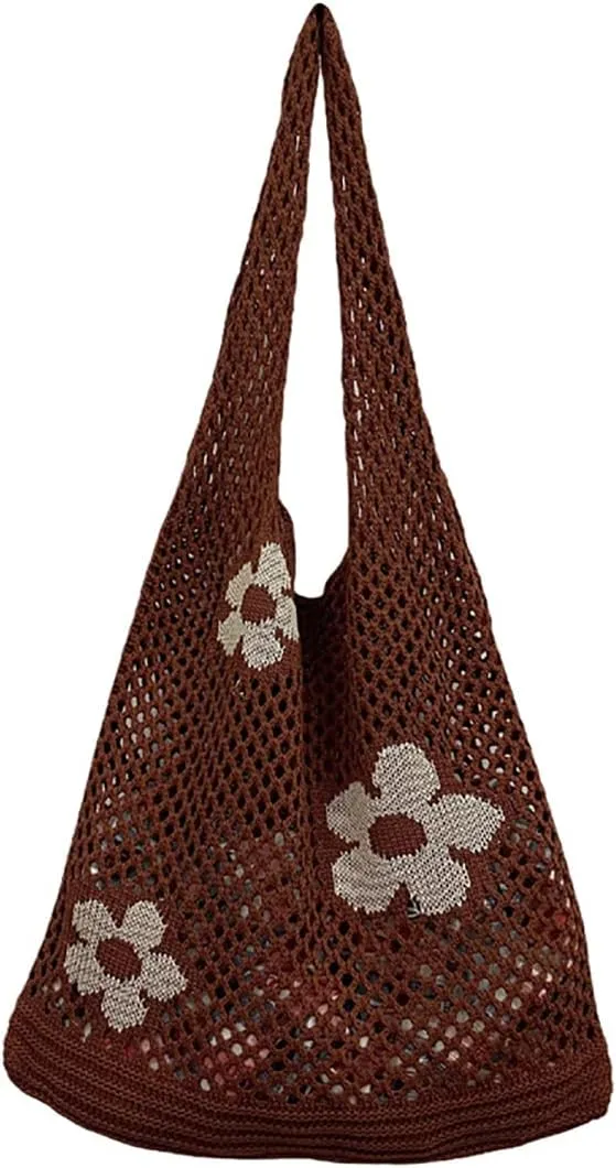 Women's Handbags Hobo Bags Knit Bags Mesh Tote Bags Hollow Shoulder Bags Shopping Bags