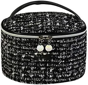 Women's Handbags Pearl Zipper Cosmetic Bag, Laptop Bag, Travel Storage Cylinder Clamshell Package