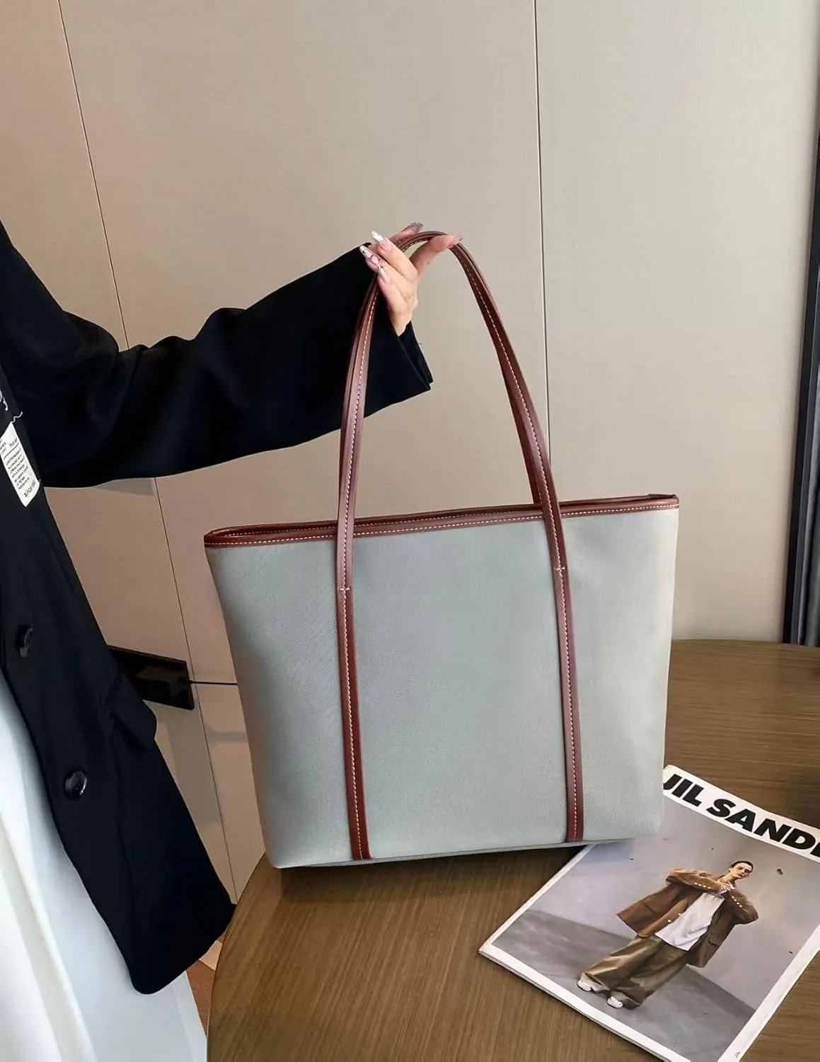 Women's nylon handbags Large capacity shoulder bags Work handbags