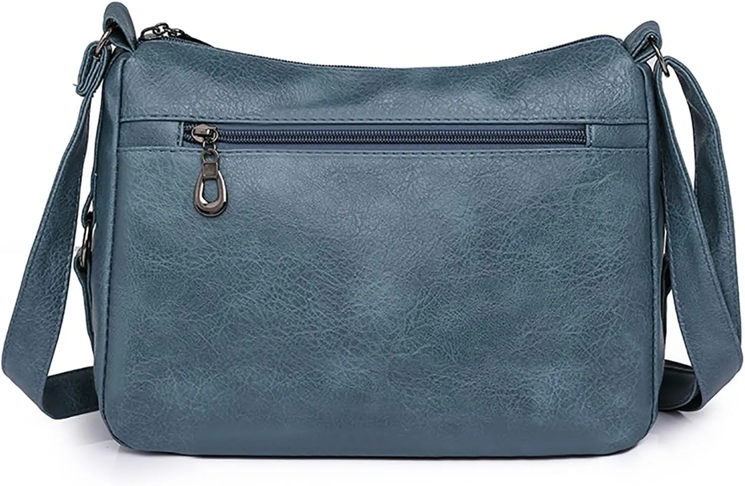 Women's Purses and Handbags Women's Crescent Shoulder Bags with Adjustable Strap Nylon Quilted Shoulder Purse(Blue)