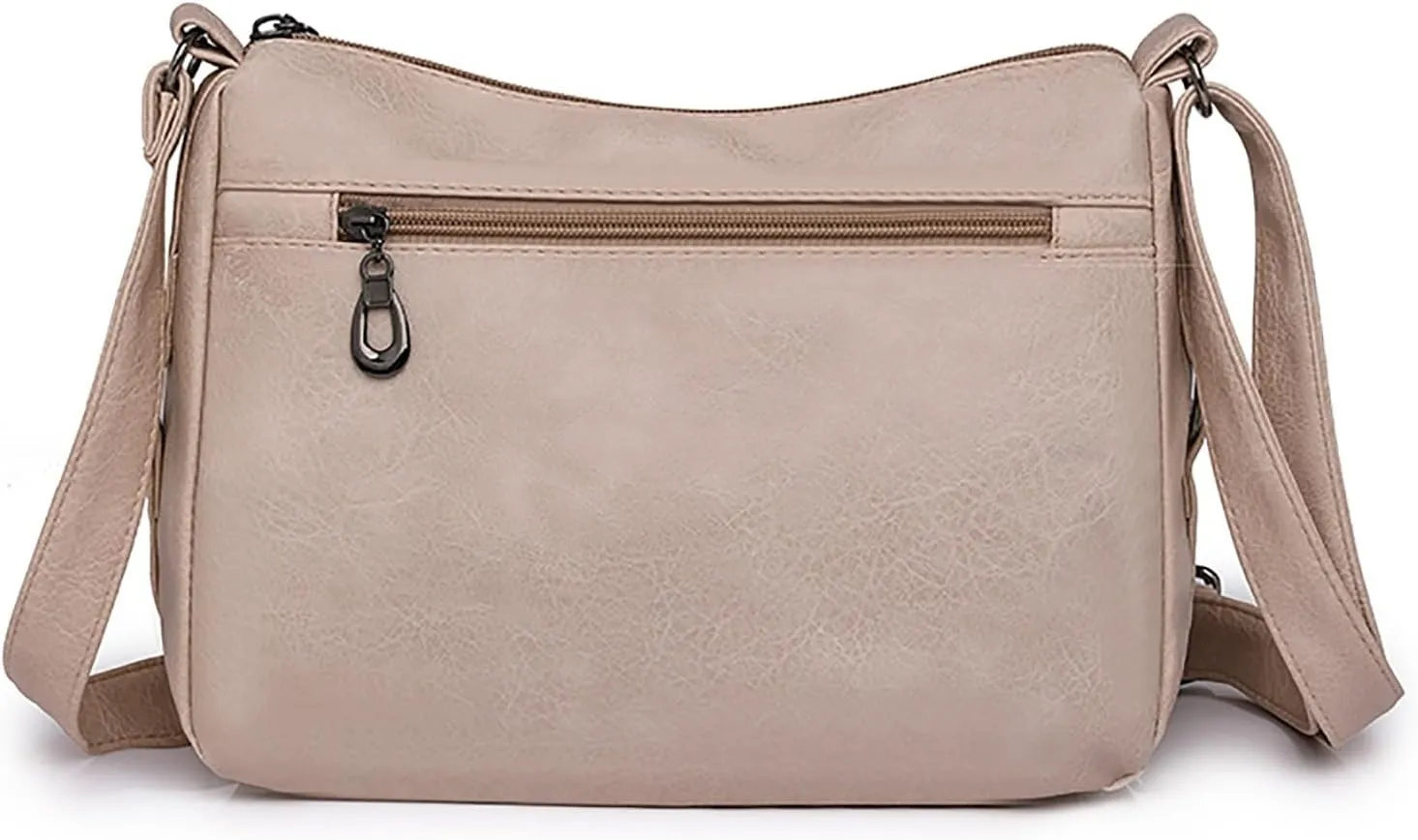 Women's Purses and Handbags Women's Crescent Shoulder Bags with Adjustable Strap Nylon Quilted Shoulder Purse(White)