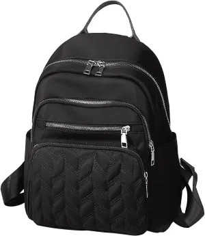 Women's Soft Leather Travel Backpack Soft Rucksack Ladies Shoulder Bags Medium Designer Backpack Purse for Women