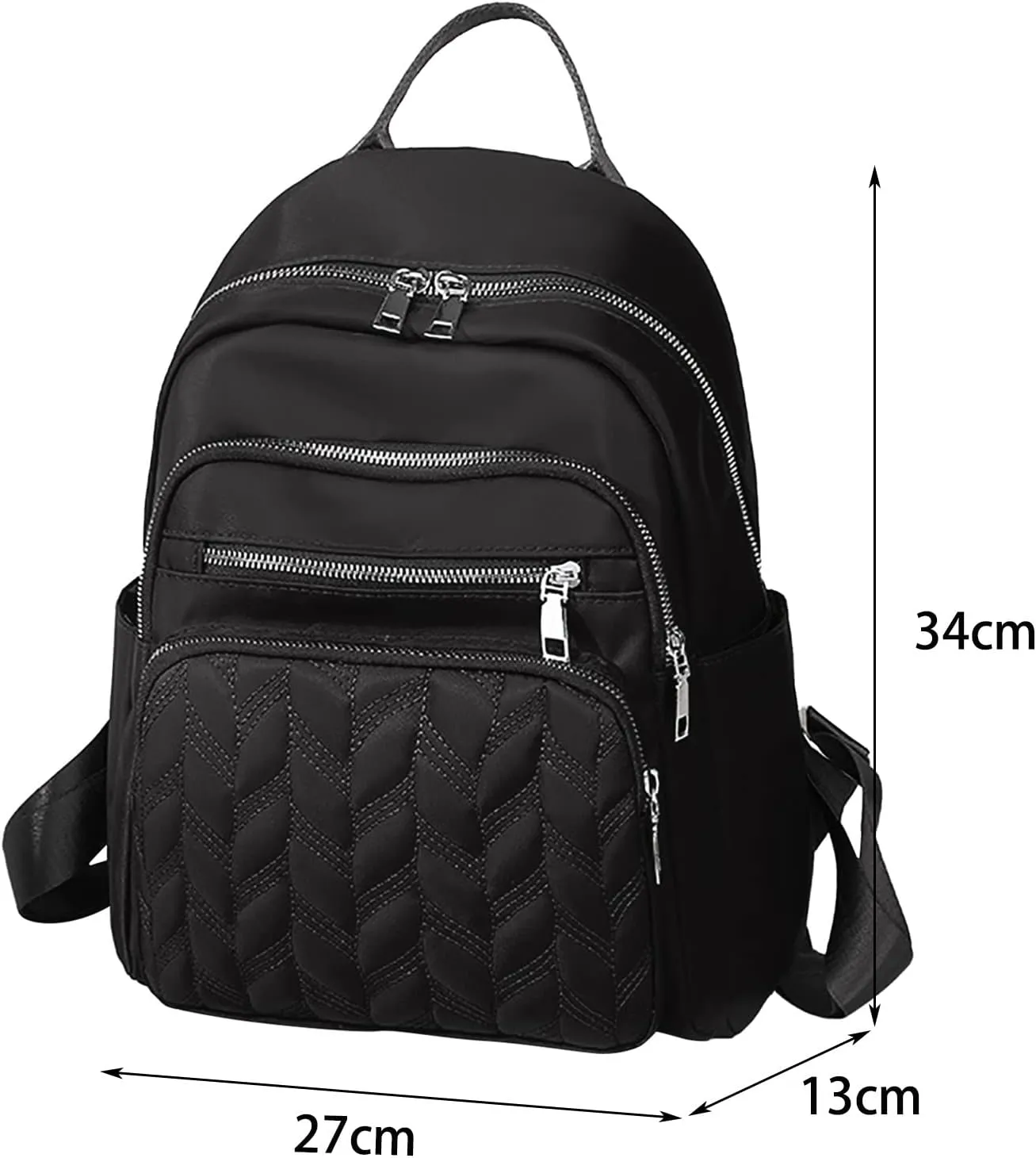 Women's Soft Leather Travel Backpack Soft Rucksack Ladies Shoulder Bags Medium Designer Backpack Purse for Women