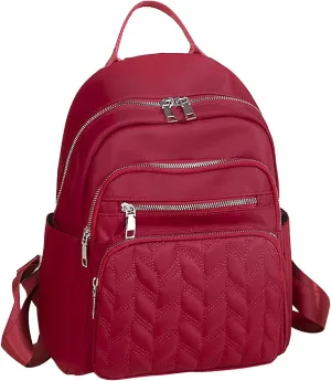 Women's Soft Leather Travel Backpack Soft Rucksack Ladies Shoulder Bags Medium Designer Backpack Purse for Women