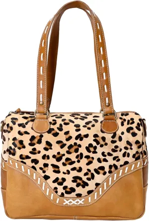 Women's Tote Bag Vintage Cowhide Hairon Leather Handbags for Women Hobo bags, Tote Shoulder Bag with Zipper