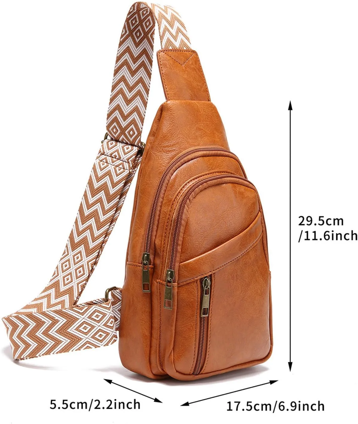 Women's Waterproof Leather Crossbody Purses Cute Designer Handbags Shoulder Bags Backpack Diaper Bag