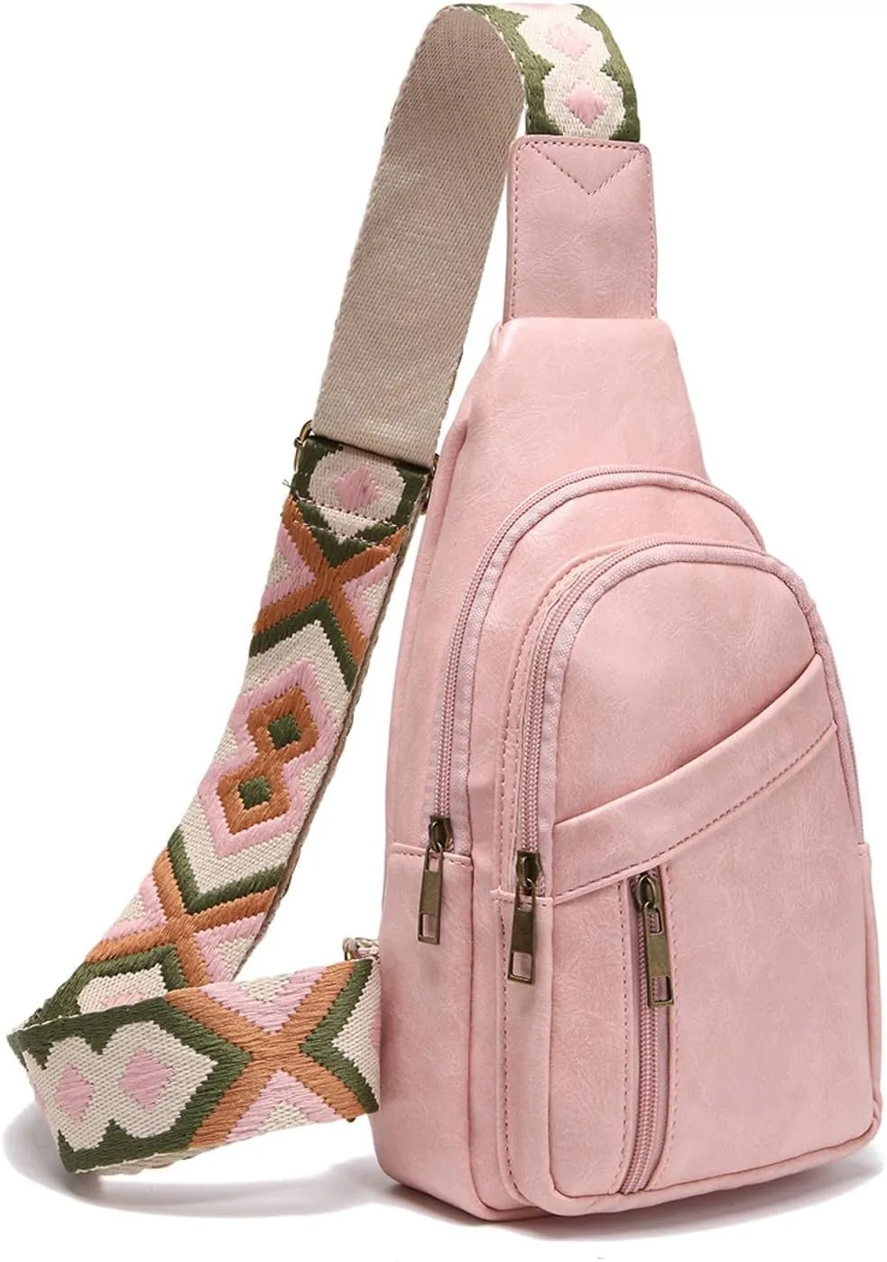 Women's Waterproof Leather Crossbody Purses Cute Designer Handbags Shoulder Bags Backpack Diaper Bag