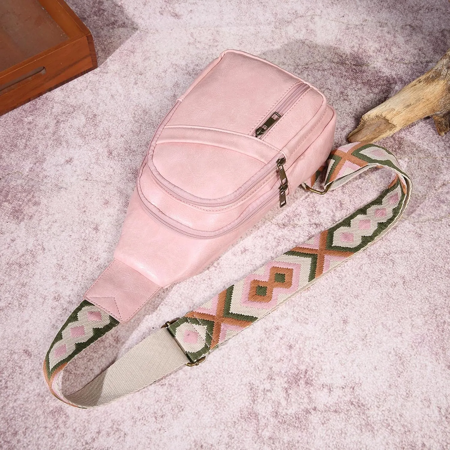 Women's Waterproof Leather Crossbody Purses Cute Designer Handbags Shoulder Bags Backpack Diaper Bag