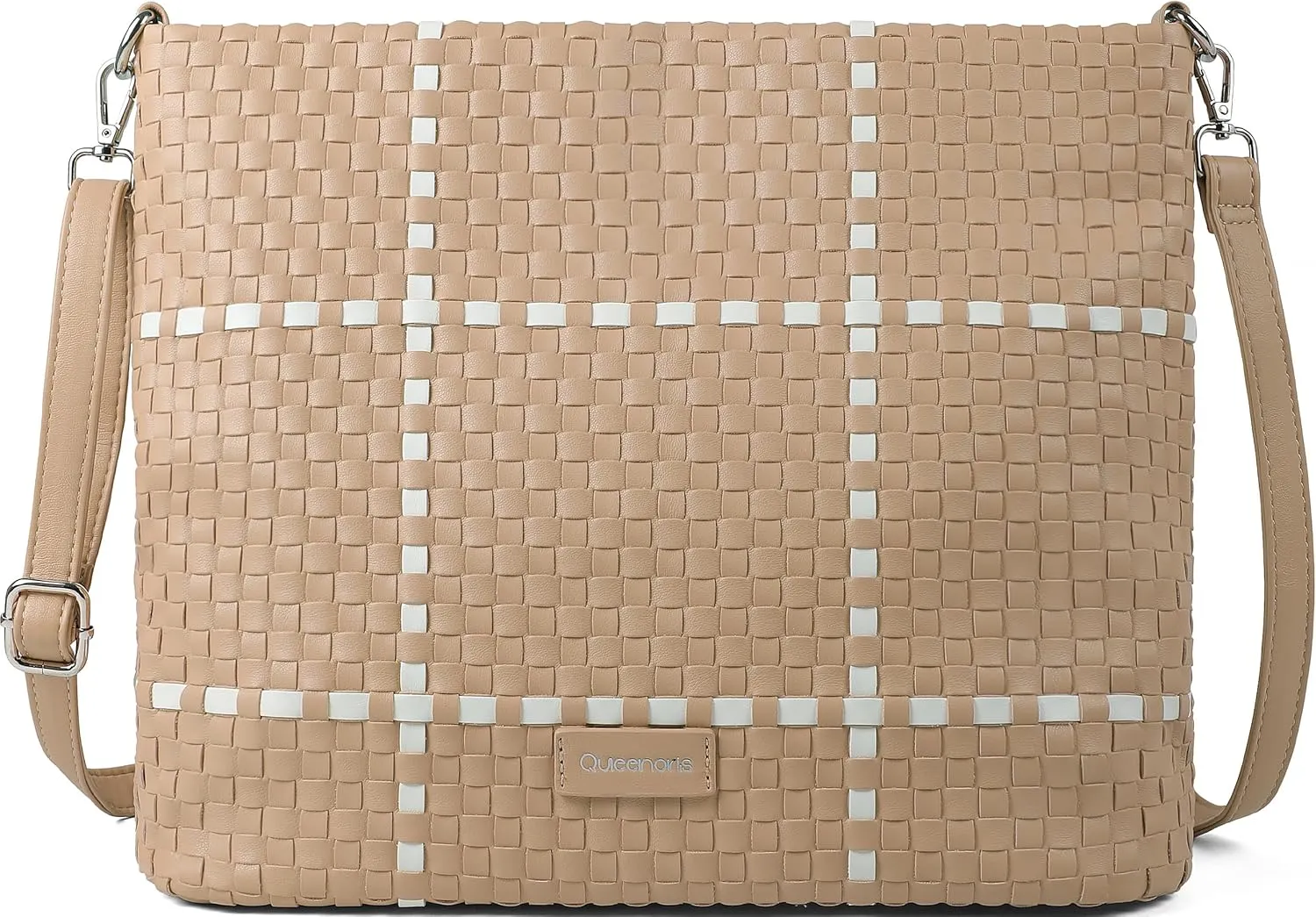 Woven Bag for Women, Vegan Leather Shoulder Bag Large Hobo Handbags Fashion Summer Beach Tote Bags