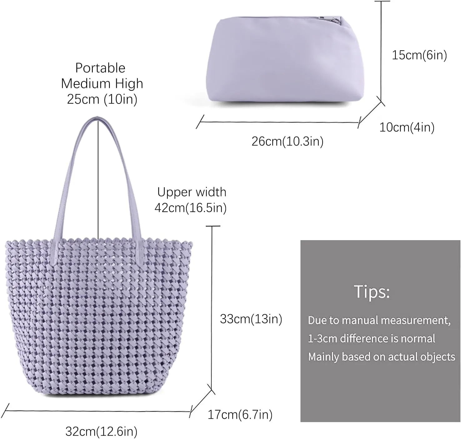 Woven Bag for Women Vegan Leather Tote Bag Large Summer Beach Travel Handbag and Clutch Retro Handmade Shoulder Bag
