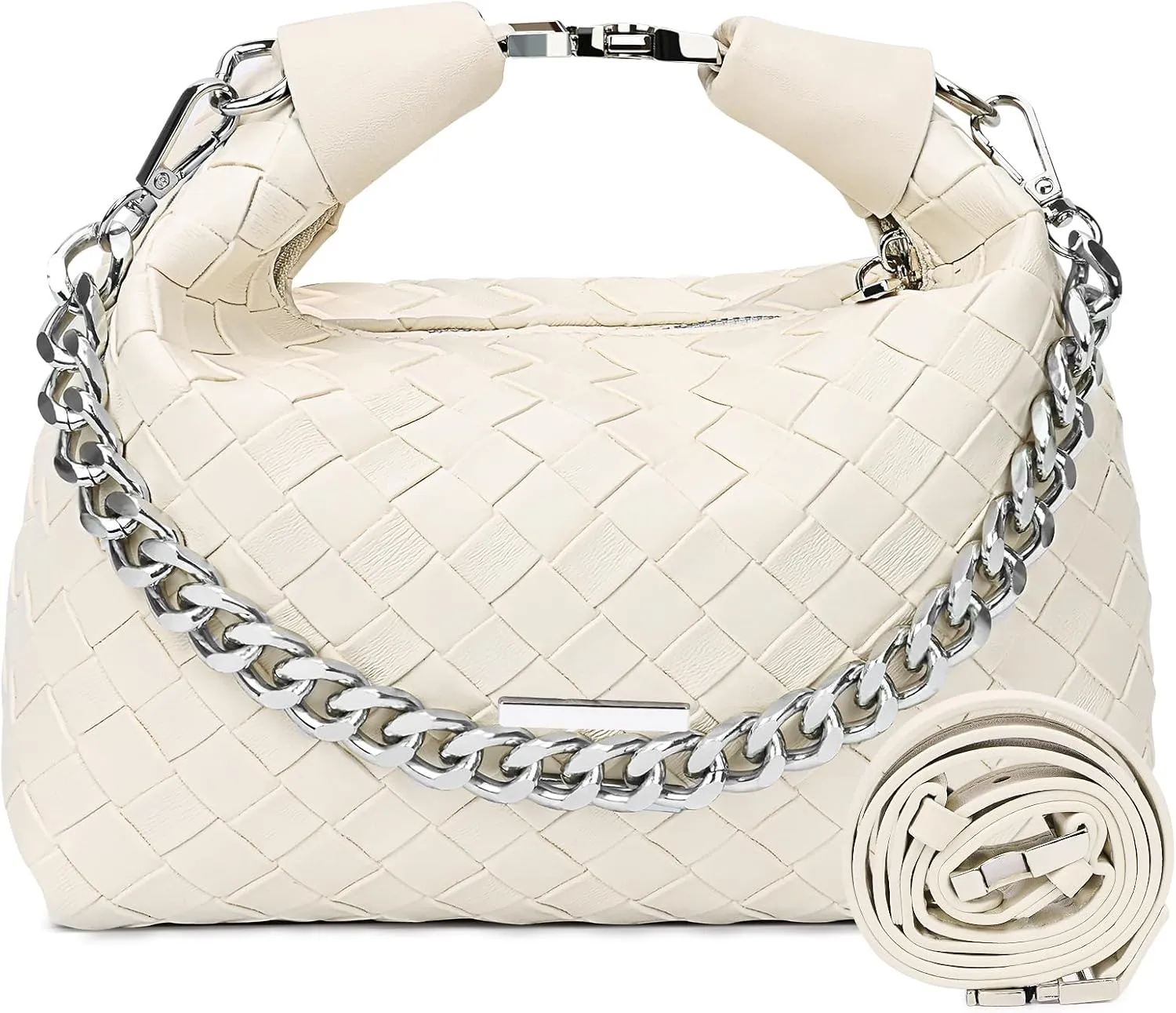 Woven Bags for Women Top Handle Small Woven Purse Handbag Crossbody Bags Leather Shoulder Purses Trendy