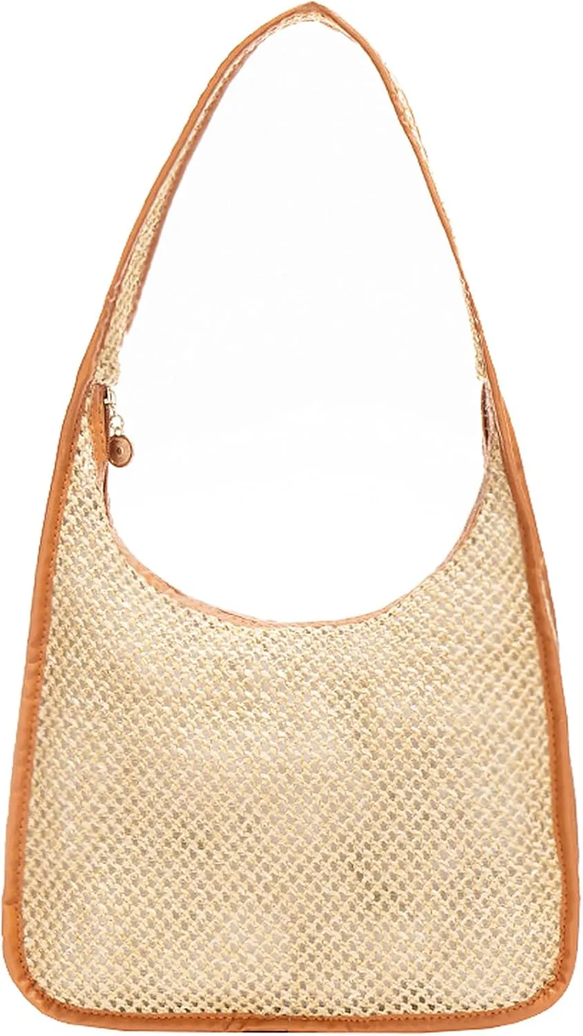 Woven Casual Tote Bags Shoulder Bag Small Beach Straw Bag for Women Hobo Handbags for daily use and Outdoor Vacation