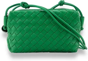 Woven Purse Square Purse Small Crossbody Bags for Women Trendy Woven Bag Shoulder Bag