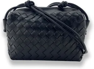 Woven Purse Square Purse Small Crossbody Bags for Women Trendy Woven Bag Shoulder Bag