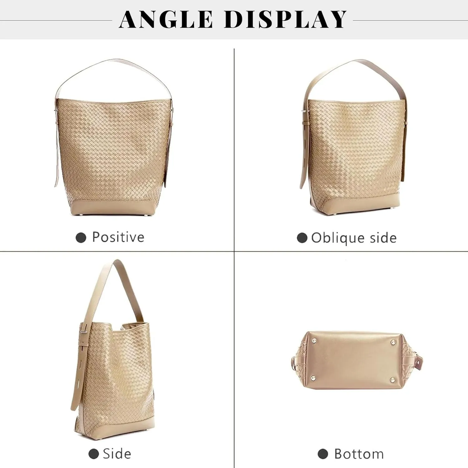 Woven Tote Bag For Women, Fashion Crossbody Shoulder Bag, Casual Top-handle Handbags, and Travel Purses Phone Bag