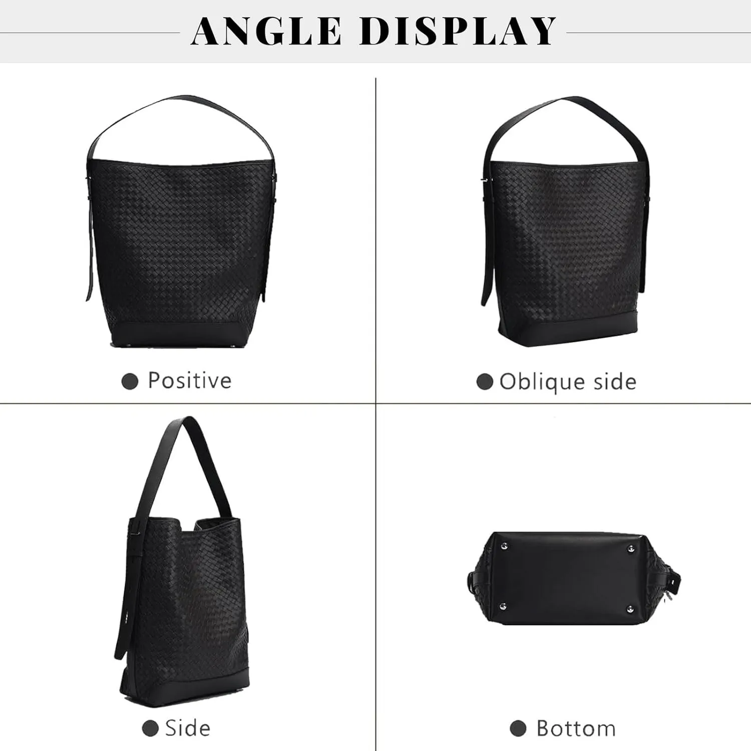 Woven Tote Bag For Women, Fashion Crossbody Shoulder Bag, Casual Top-handle Handbags, and Travel Purses Phone Bag