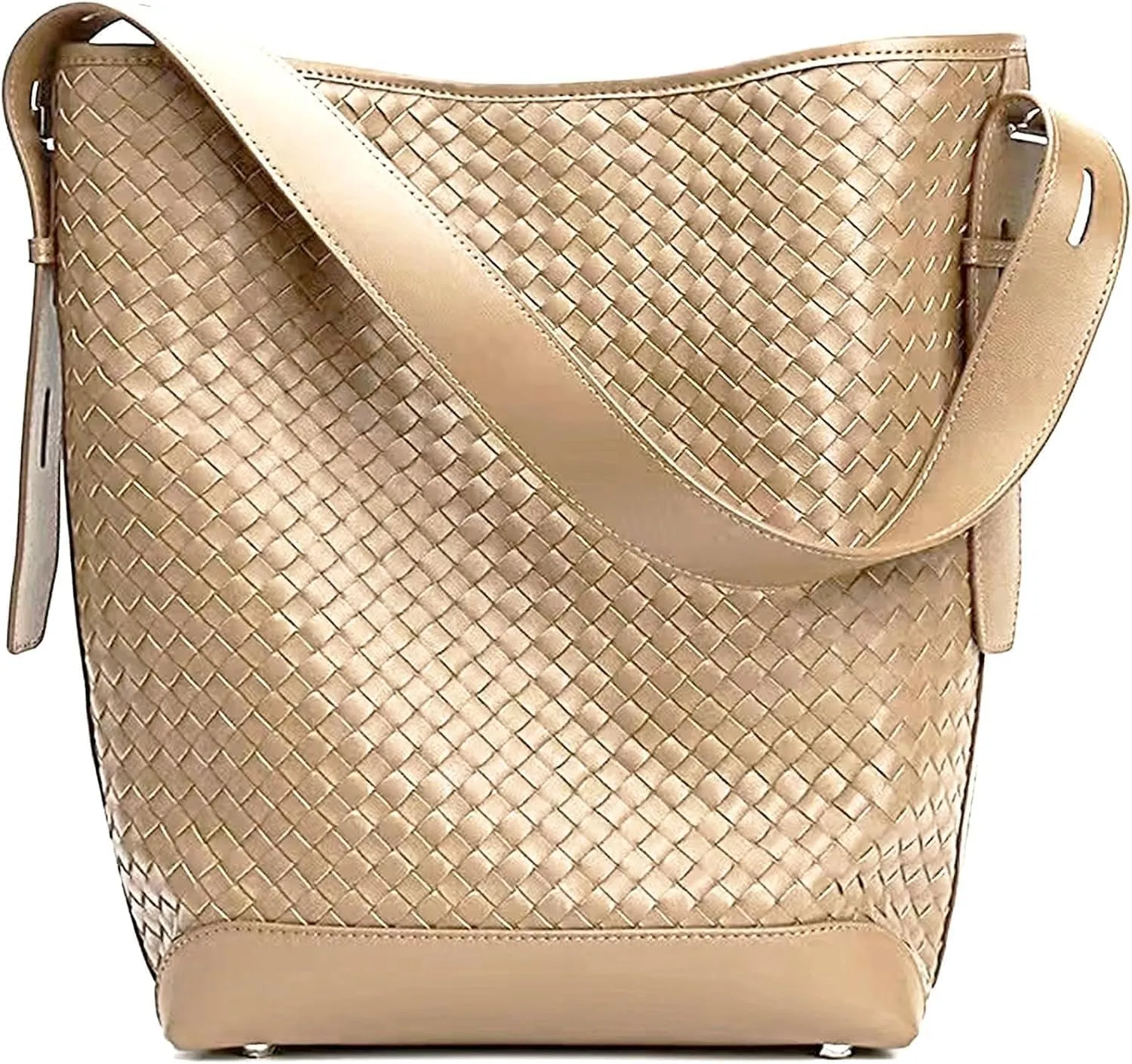 Woven Tote Bag For Women, Fashion Crossbody Shoulder Bag, Casual Top-handle Handbags, and Travel Purses Phone Bag