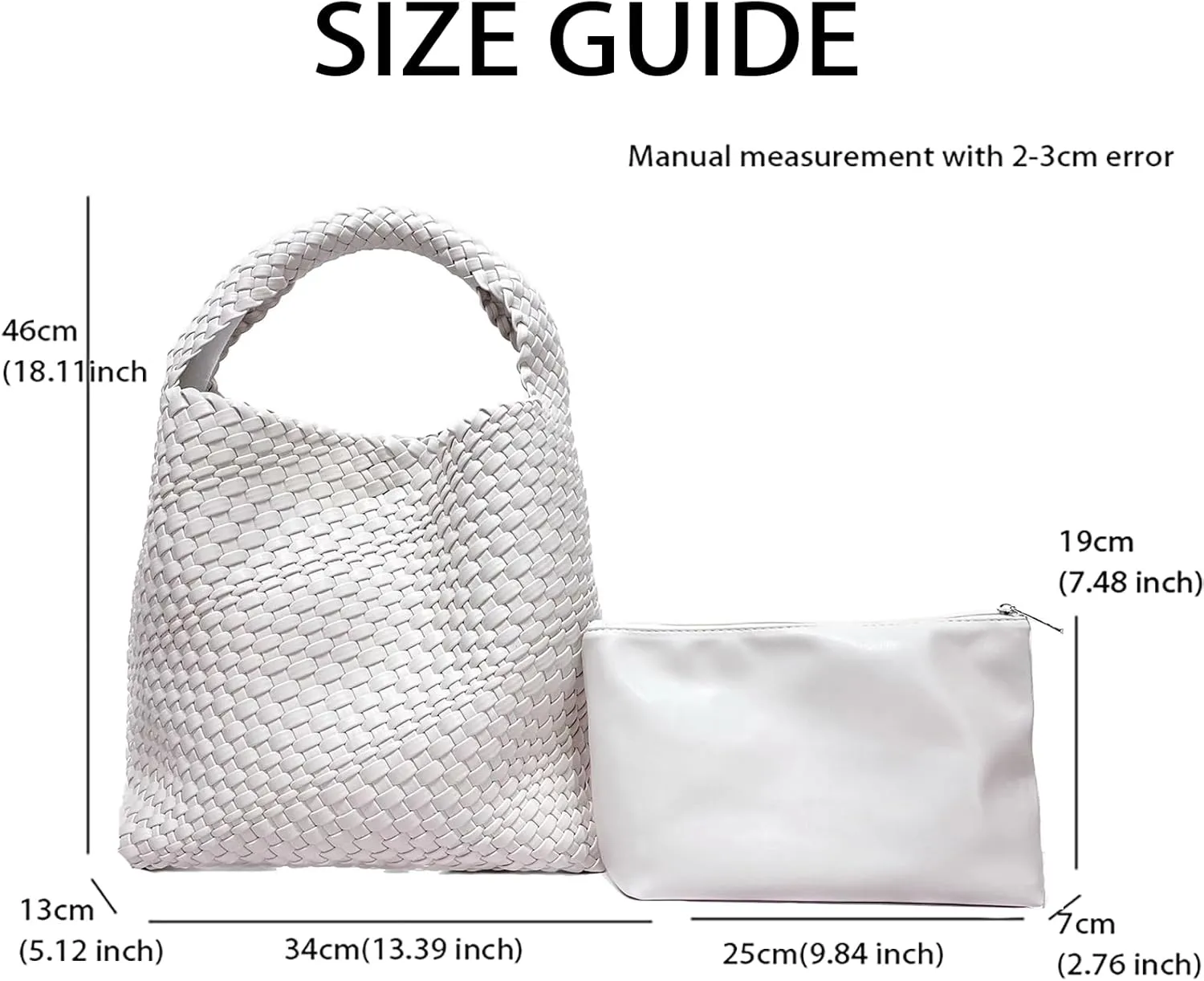 Woven Tote Bag for Women,Woven Bag Purses and Handbags,Hand-Woven Tote Handbag,Woven Shoulder Bag,Woven Leather Handbags