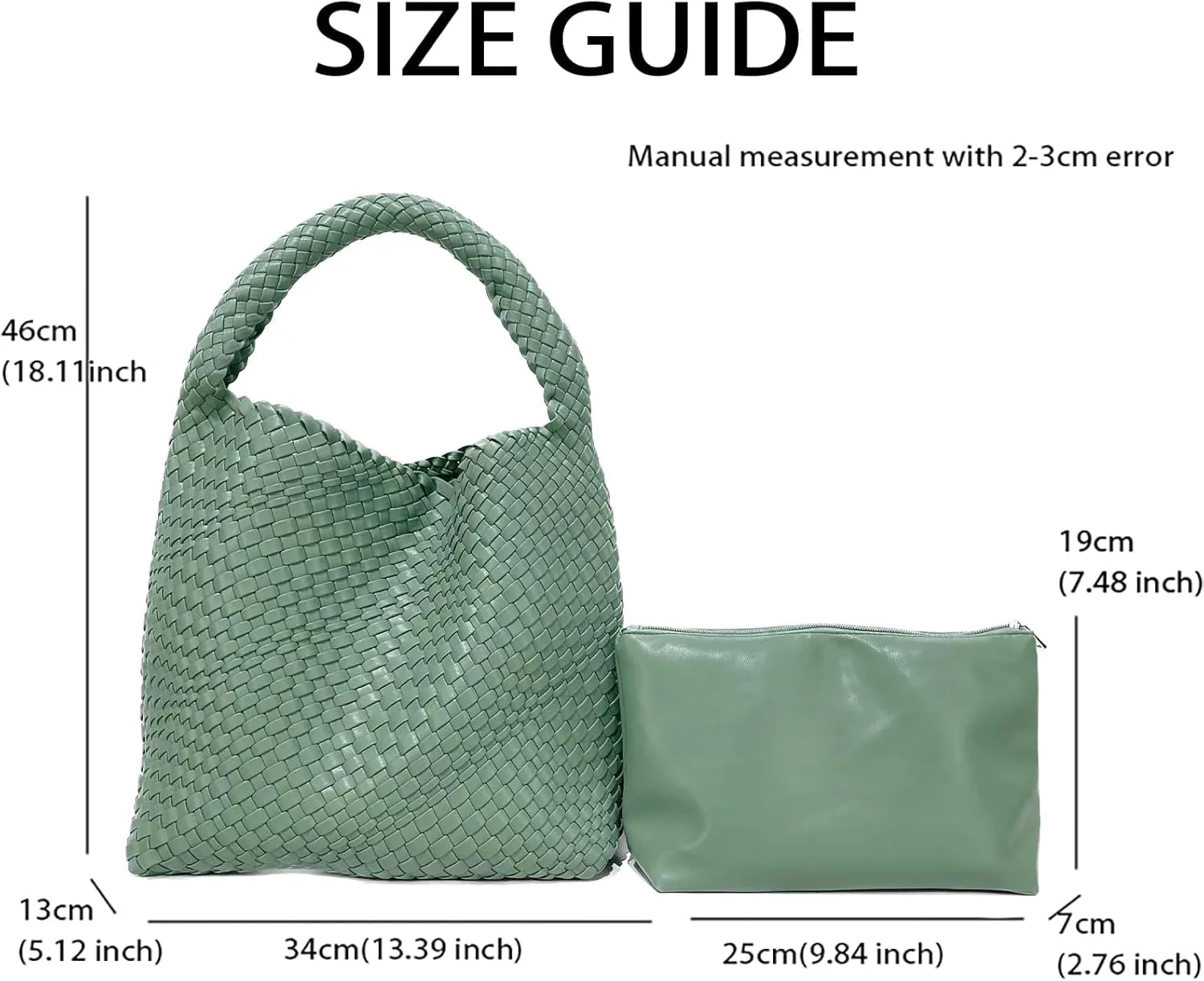 Woven Tote Bag for Women,Woven Bag Purses and Handbags,Hand-Woven Tote Handbag,Woven Shoulder Bag,Woven Leather Handbags