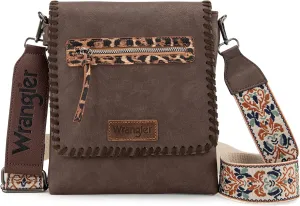 Wrangler Crossbody Bags for Women Vintage Hand Woven Shoulder Purse