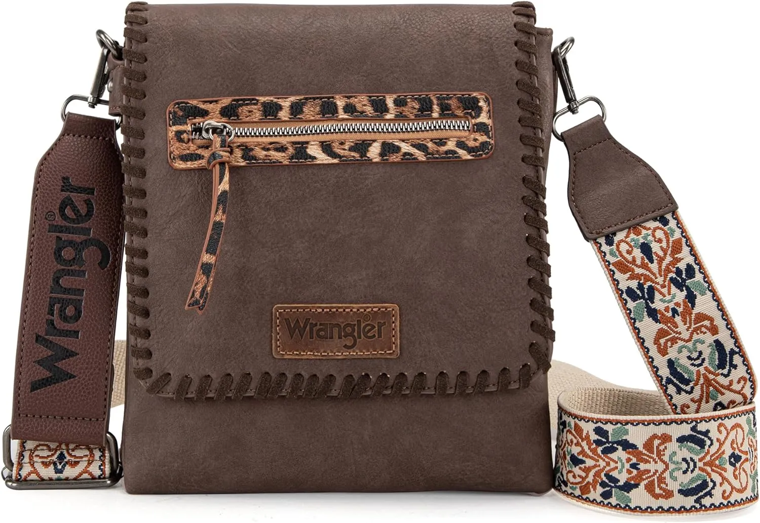 Wrangler Crossbody Bags for Women Vintage Hand Woven Shoulder Purse