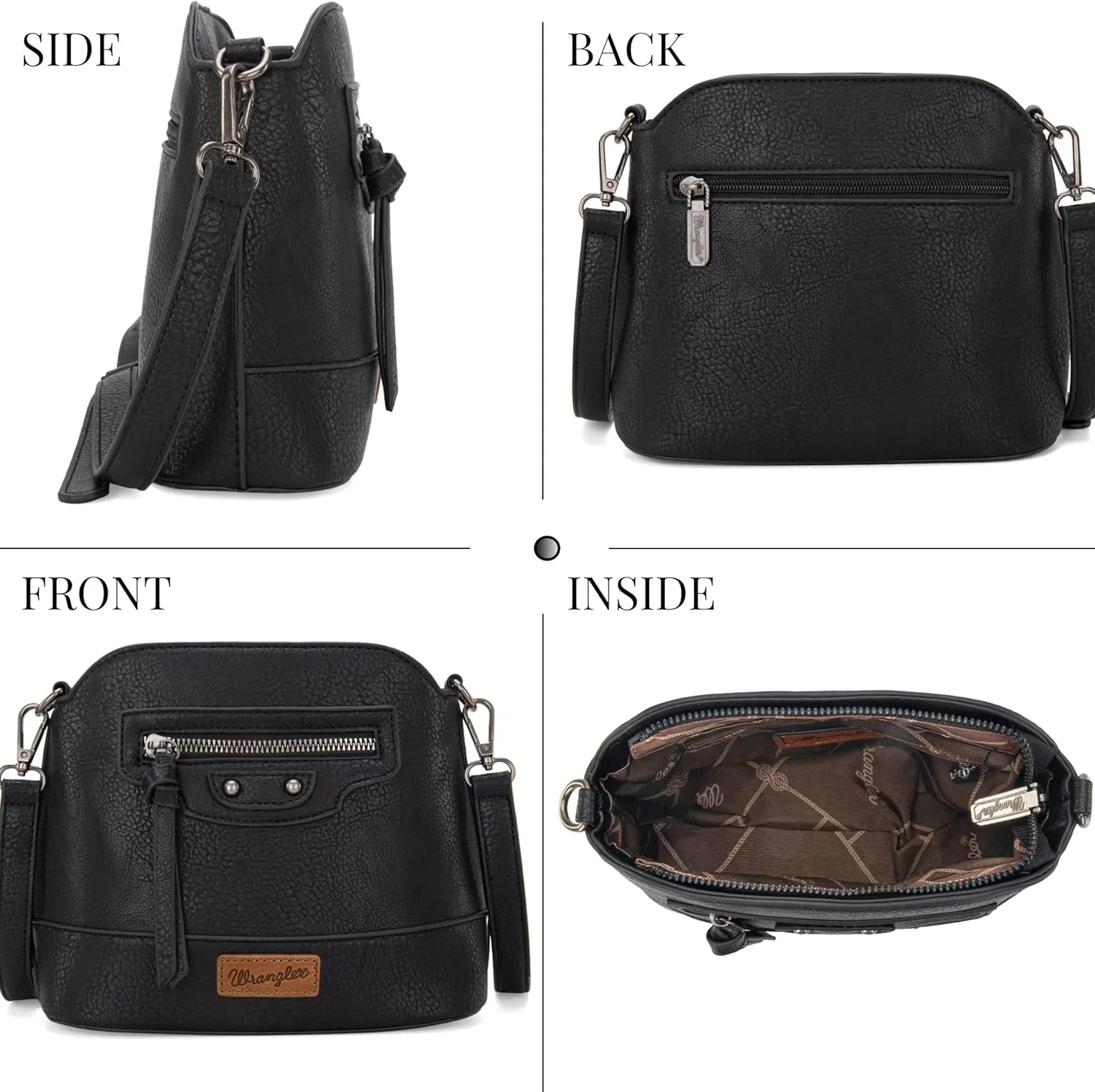 Wrangler Small Crossbody Bags for Women Shoulder Cute Purses and Handbags with Adjustable Strap