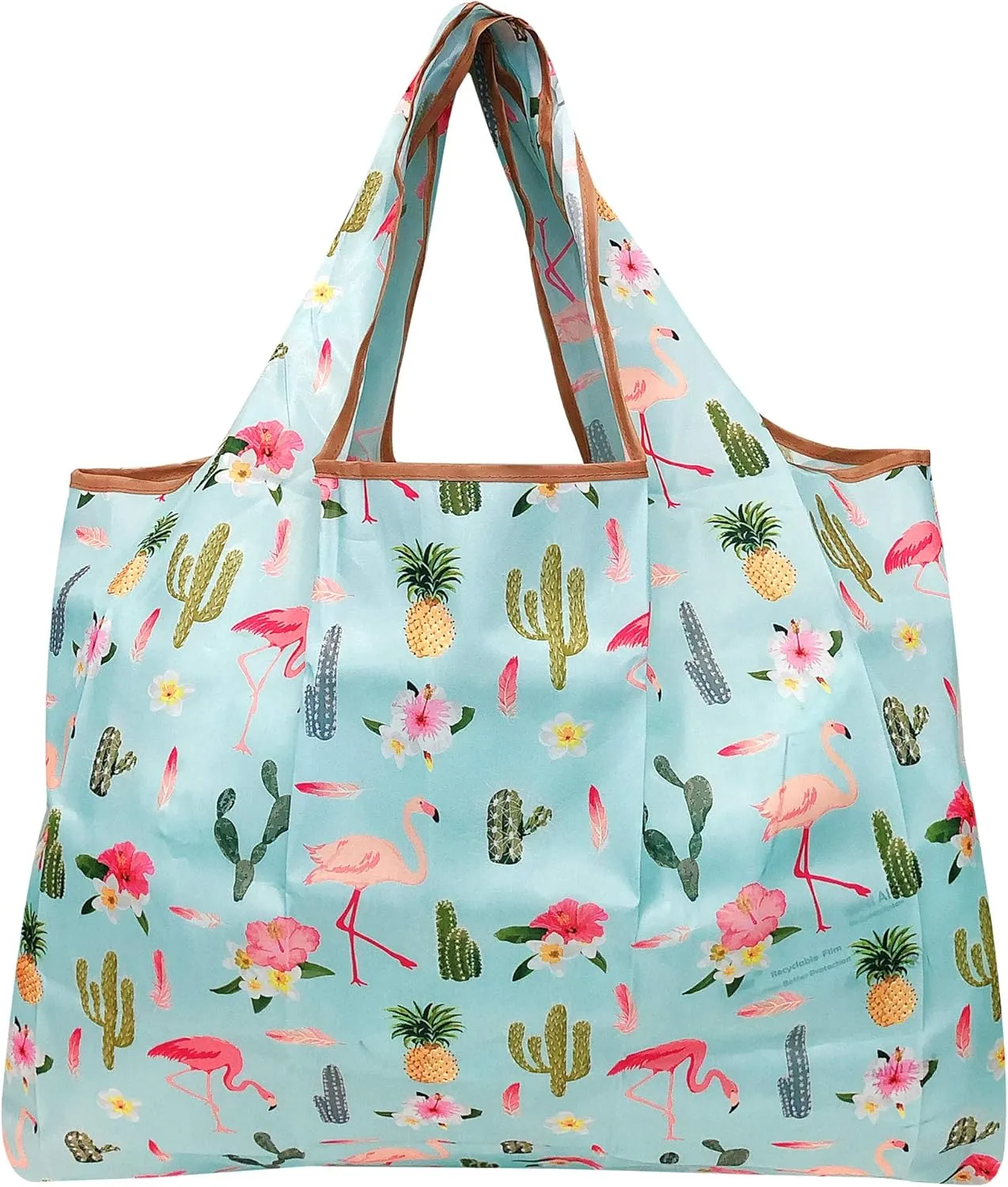 Wrapables Eco-Friendly Large Nylon Reusable Shopping Bags (Set of 2)