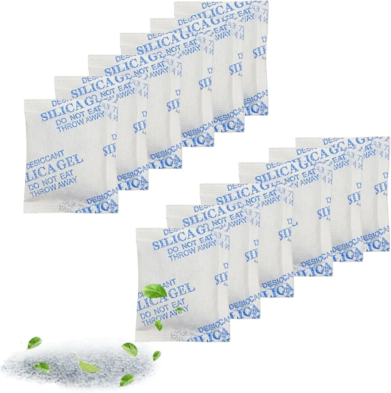 Xcivi Pet Food Desiccant Bag Compatible with Petory Automatic Cat & Dog Pet Food Feeders, 12 Packs 5 Gram Desiccant Packets Keep Cat Food & Dog Food Dry and Fresh, 12-pack